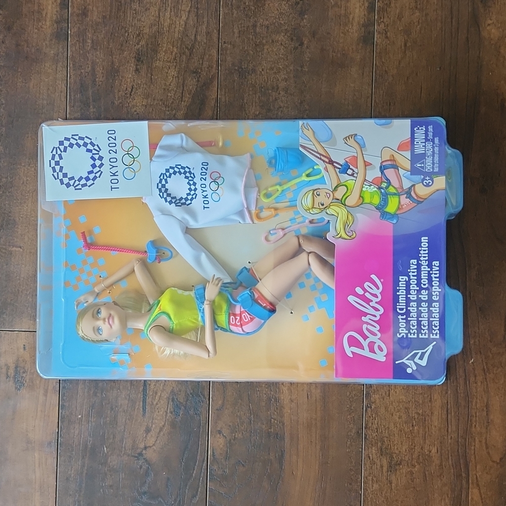 Tokyo 2020 sport climbing barbie